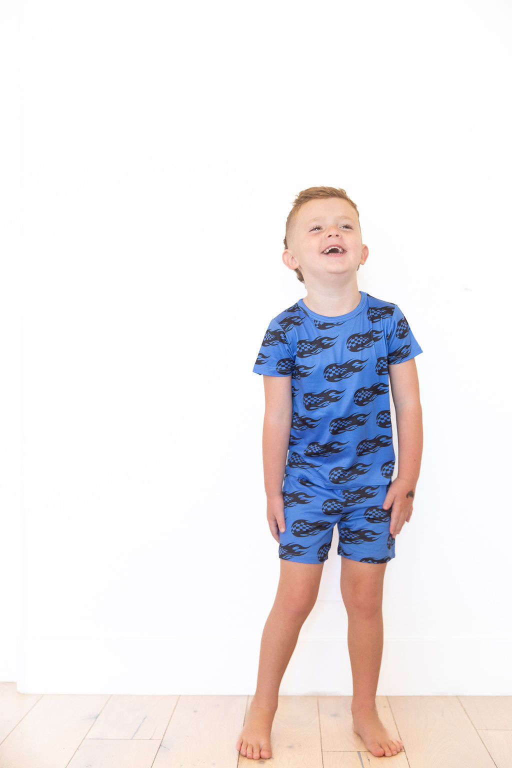 CHECKERED FLAMES | SHORT SET