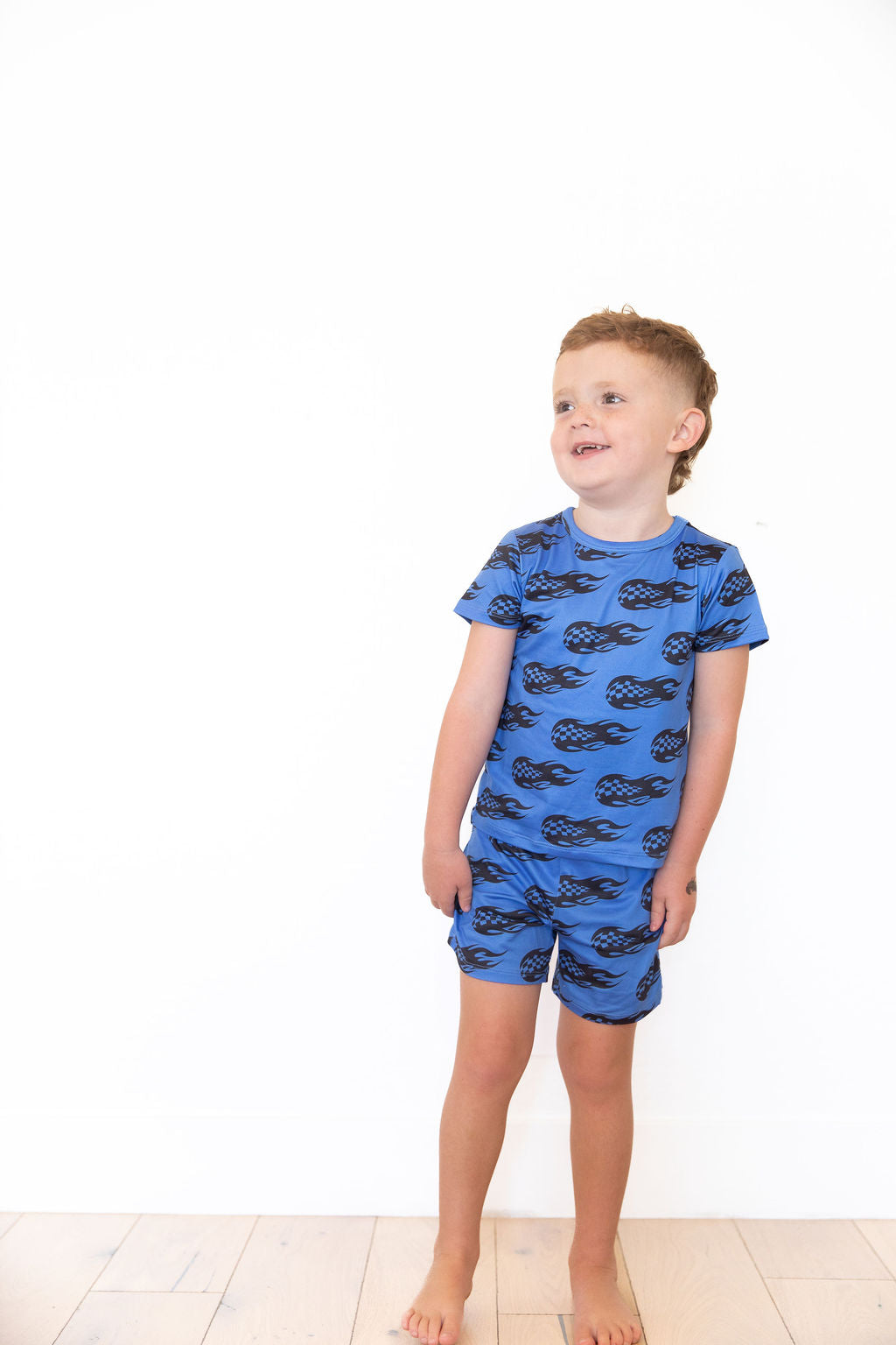 CHECKERED FLAMES | SHORT SET