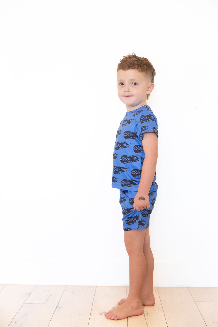 CHECKERED FLAMES | SHORT SET