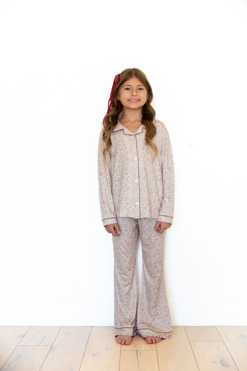 WINTER WONDERLAND | GIRLS' BUTTON UP LONG SLEEVE SET