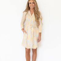 COTTONTAIL GINGHAM | WOMEN'S ROBE