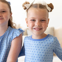 BLUE MINI HEARTS | LONG SLEEVE