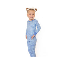 BLUE MINI HEARTS | LONG SLEEVE