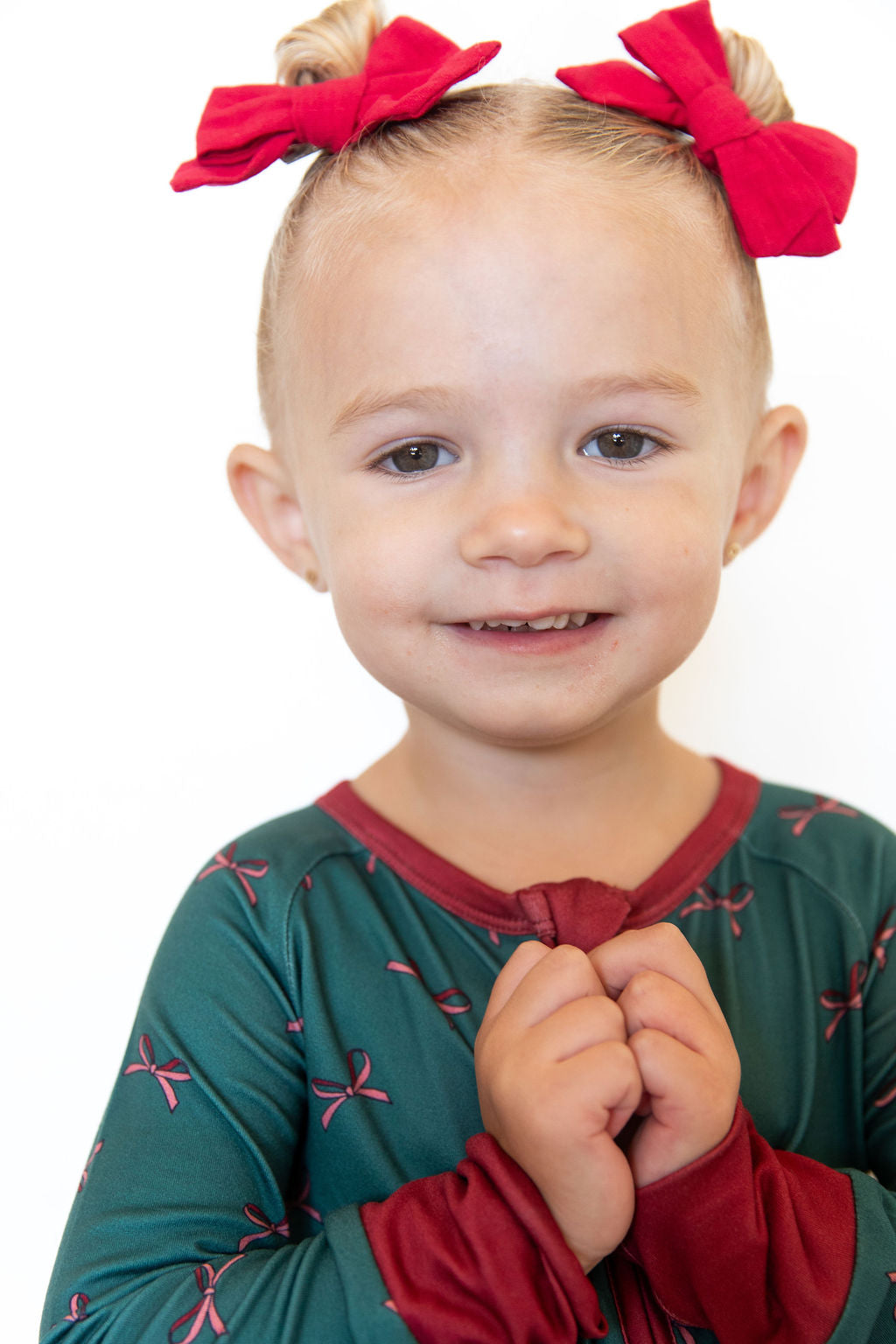 HOLIDAY BOWS | ZIPPER ONE PIECE