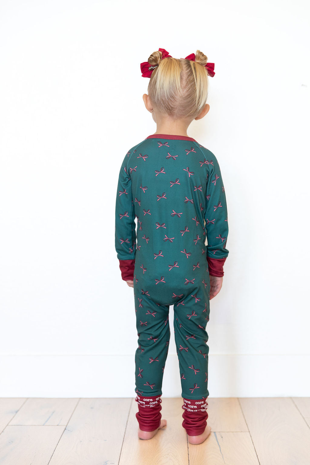 HOLIDAY BOWS | ZIPPER ONE PIECE