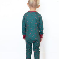 HOLIDAY BOWS | ZIPPER ONE PIECE