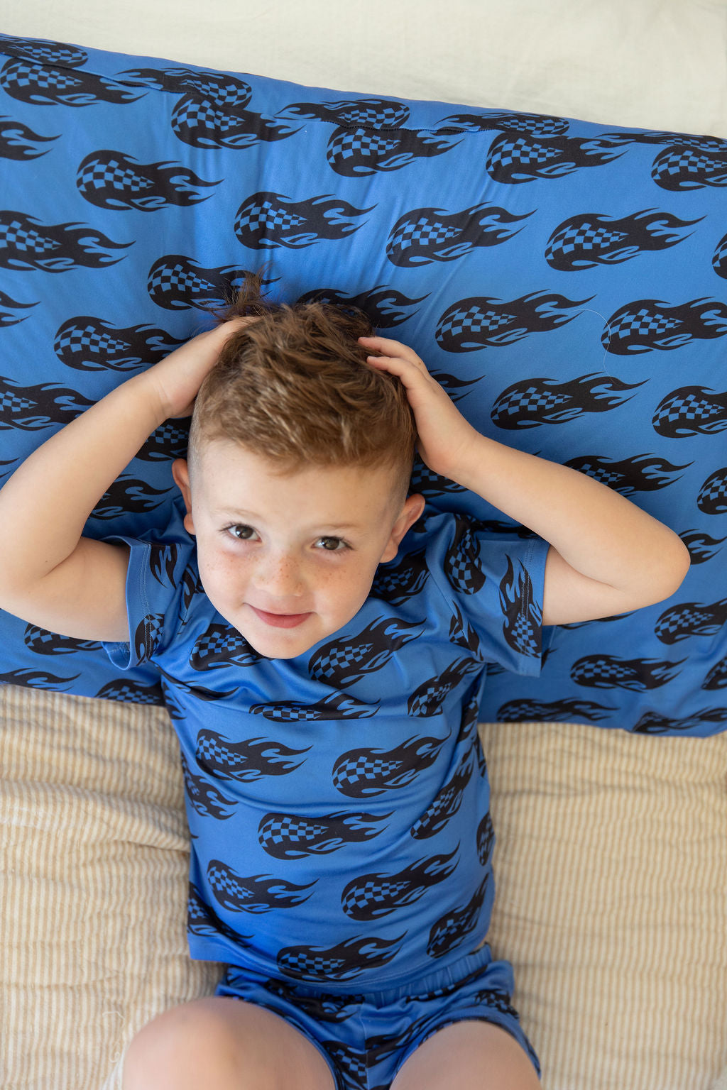 CHECKERED FLAMES | PILLOW CASE