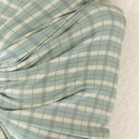 MUTED GREEN PLAID | SWADDLE