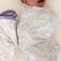 PURPLE BUTTERFLIES | SWADDLE
