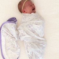 PURPLE BUTTERFLIES | SWADDLE