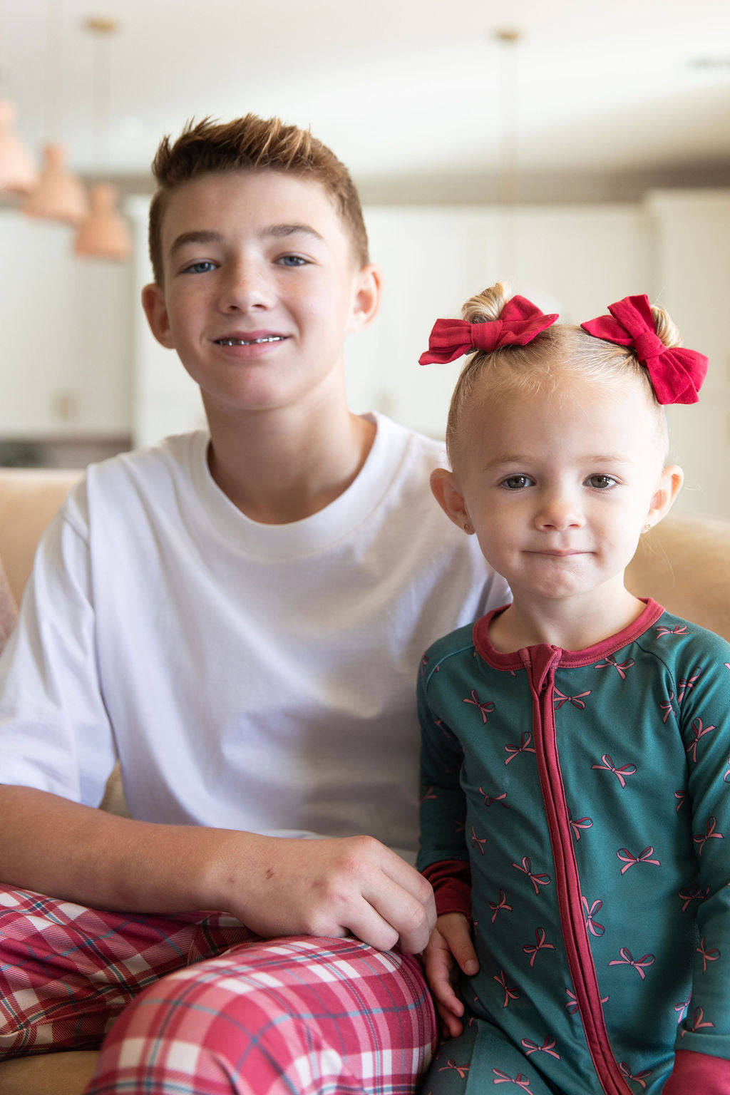 HOLIDAY BOWS | ZIPPER ONE PIECE