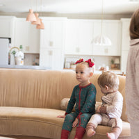 HOLIDAY BOWS | ZIPPER ONE PIECE