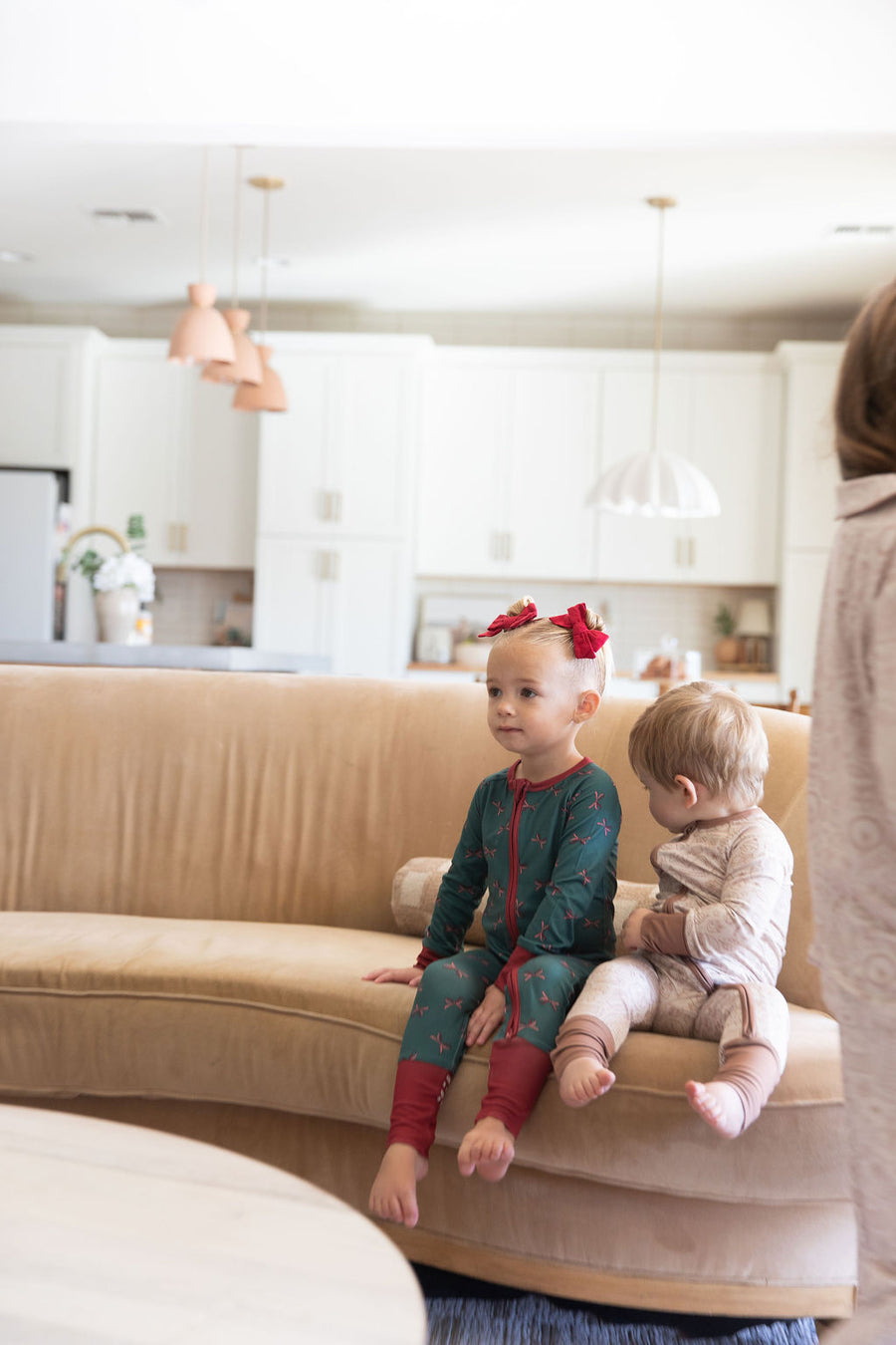 HOLIDAY BOWS | ZIPPER ONE PIECE