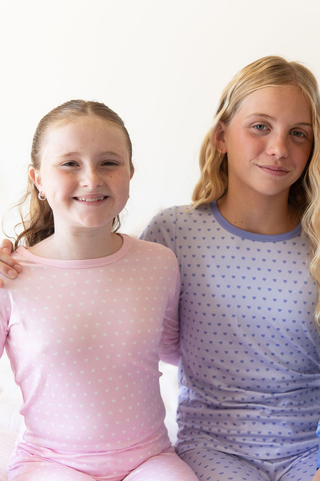 PINK + WHITE MINI HEARTS | LONG SLEEVE