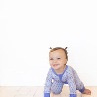 PURPLE MINI HEARTS | ZIPPER ONE PIECE