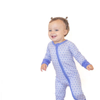 PURPLE MINI HEARTS | ZIPPER ONE PIECE