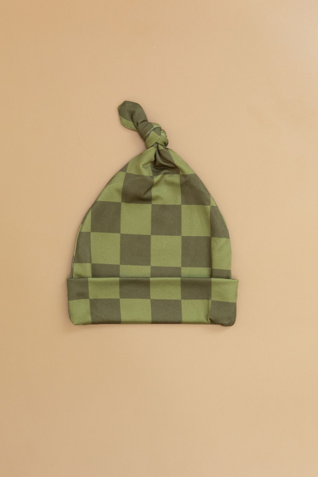 OLIVE CHECKER | BEANIE