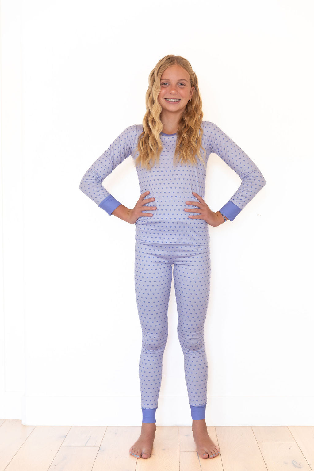 PURPLE MINI HEARTS | LONG SLEEVE