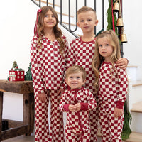 CRANBERRY CHECKER | LONG SLEEVE