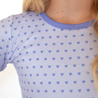 PURPLE MINI HEARTS | LONG SLEEVE