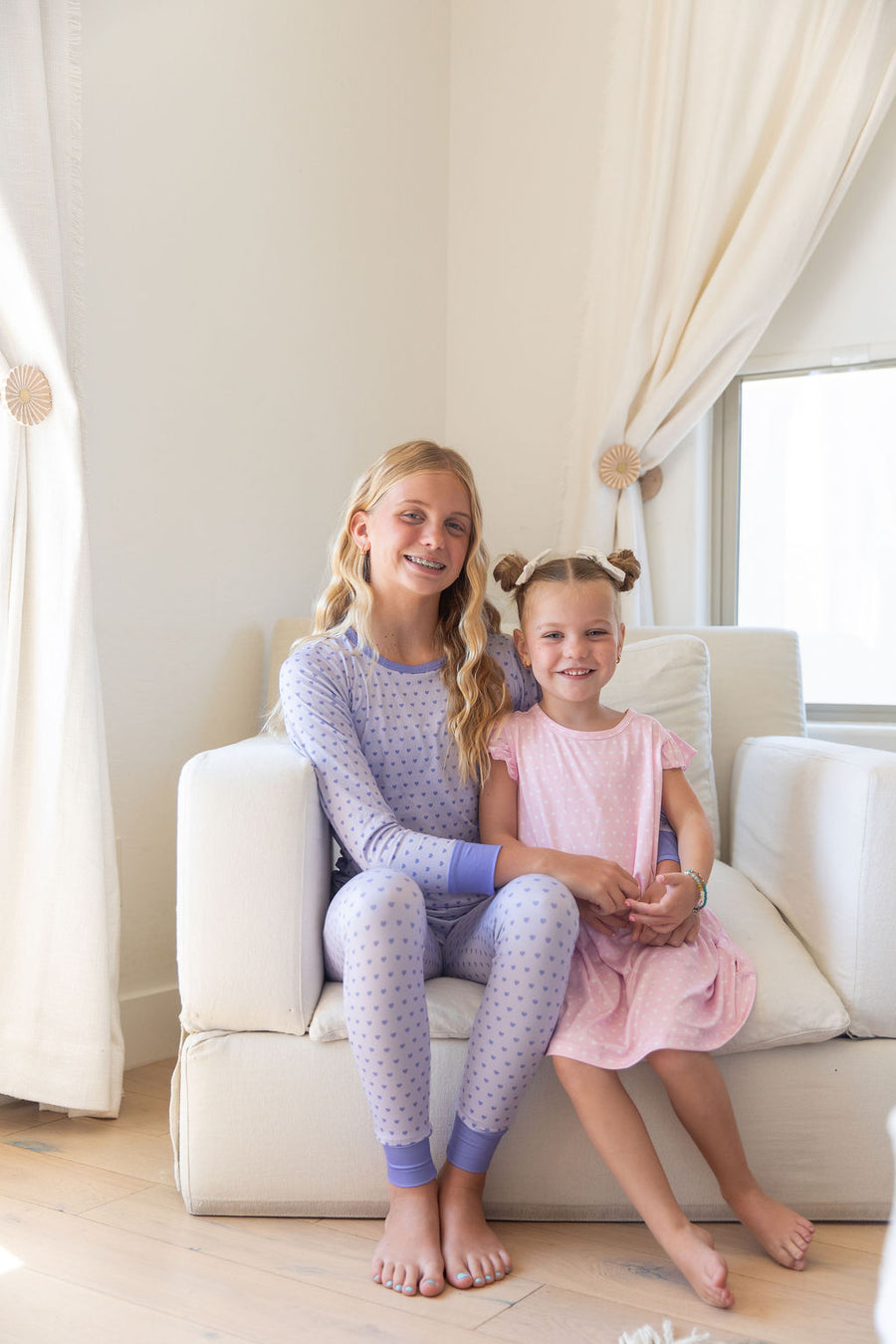 PURPLE MINI HEARTS | LONG SLEEVE