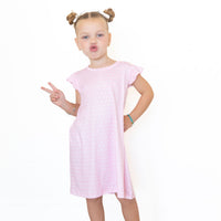 #Color_Pink + White Hearts