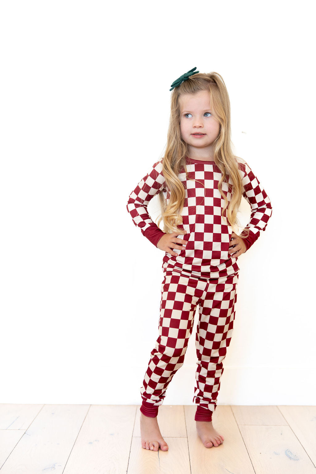 CRANBERRY CHECKER | LONG SLEEVE