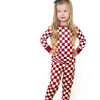 CRANBERRY CHECKER | LONG SLEEVE