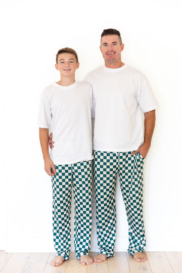 FOREST GREEN CHECKER | MEN'S PANTS