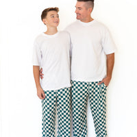 FOREST GREEN CHECKER | MEN'S PANTS