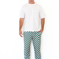 FOREST GREEN CHECKER | MEN'S PANTS