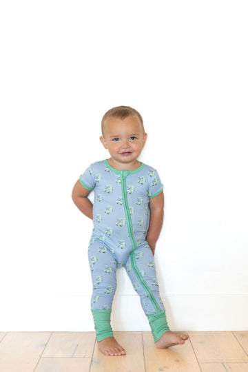 CADDY SHACK | NEW* SHORT SLEEVE ZIPPER ONE PIECE