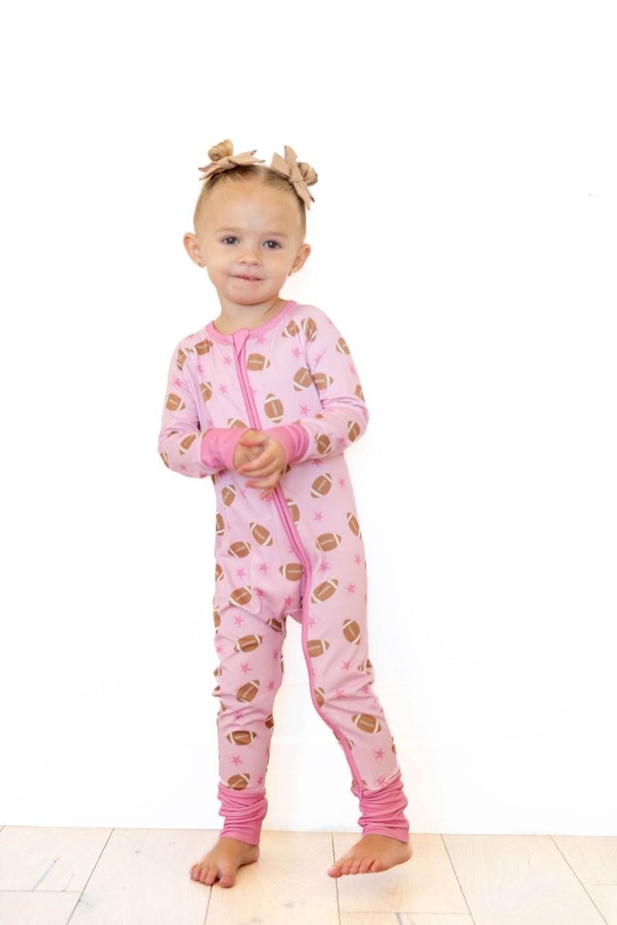 PINK FOOTBALL | ZIPPER ONE PIECE
