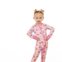 PINK FOOTBALL | ZIPPER ONE PIECE