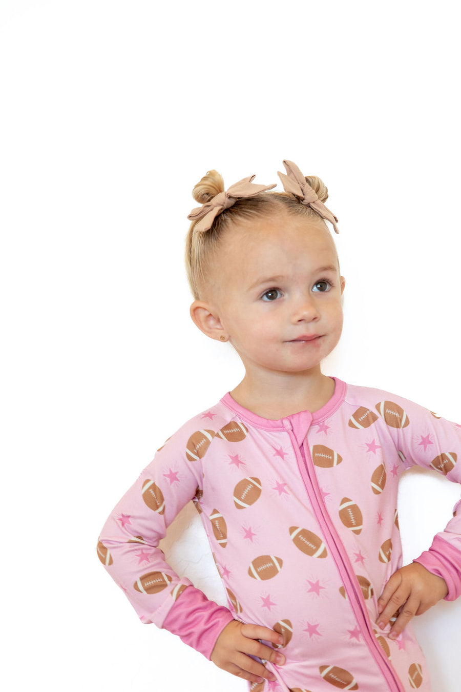 PINK FOOTBALL | ZIPPER ONE PIECE