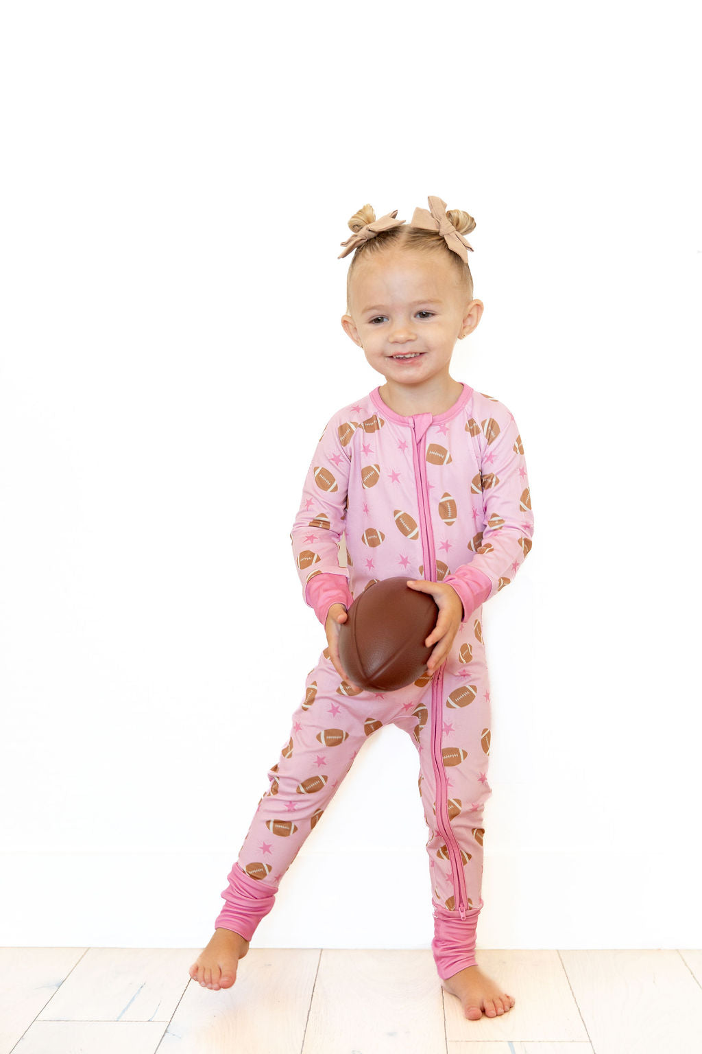 PINK FOOTBALL | ZIPPER ONE PIECE