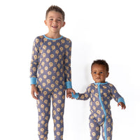 YELLOW TRIPPY CHECKER | ZIPPER ONE PIECE