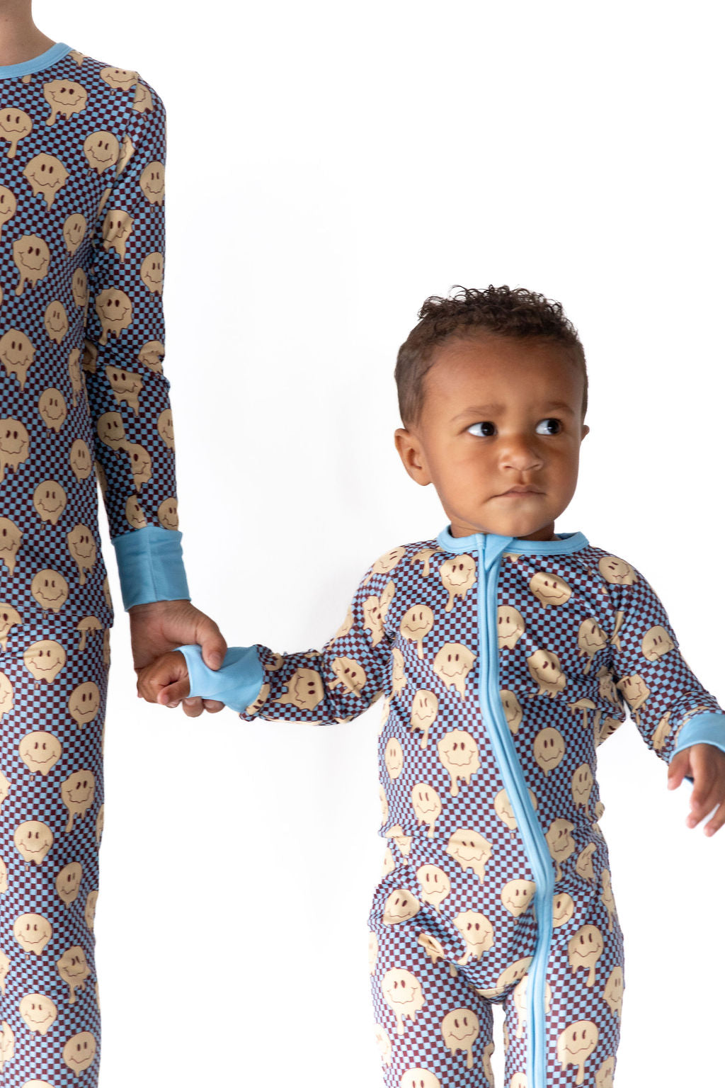 YELLOW TRIPPY CHECKER | ZIPPER ONE PIECE