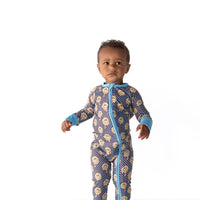 YELLOW TRIPPY CHECKER | ZIPPER ONE PIECE