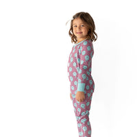 TEAL TRIPPY CHECKER | LONG SLEEVE