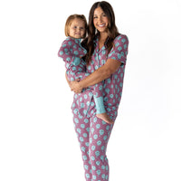 TEAL TRIPPY CHECKER | ZIPPER ONE PIECE