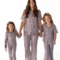LEOPARD | GIRLS' BUTTON UP SHORT SLEEVE SET