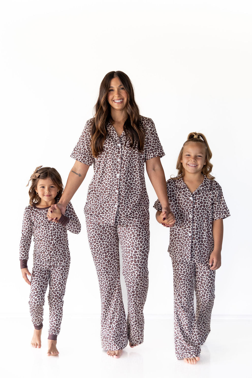 LEOPARD | GIRLS' BUTTON UP SHORT SLEEVE SET