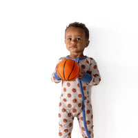 BASKETBALL (BLUE) | ZIPPER ONE PIECE