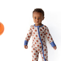 BASKETBALL (BLUE) | ZIPPER ONE PIECE