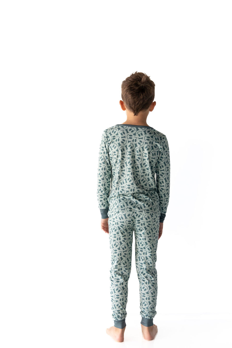 TEAL BIG SMILEY | LONG SLEEVE