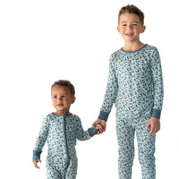 TEAL BIG SMILEY | LONG SLEEVE