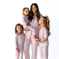 MINI BERRY FLORAL | GIRLS' BUTTON UP SHORT SLEEVE SET