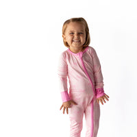 PINK BOWS | ZIPPER ONE PIECE