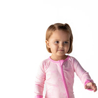 PINK BOWS | ZIPPER ONE PIECE